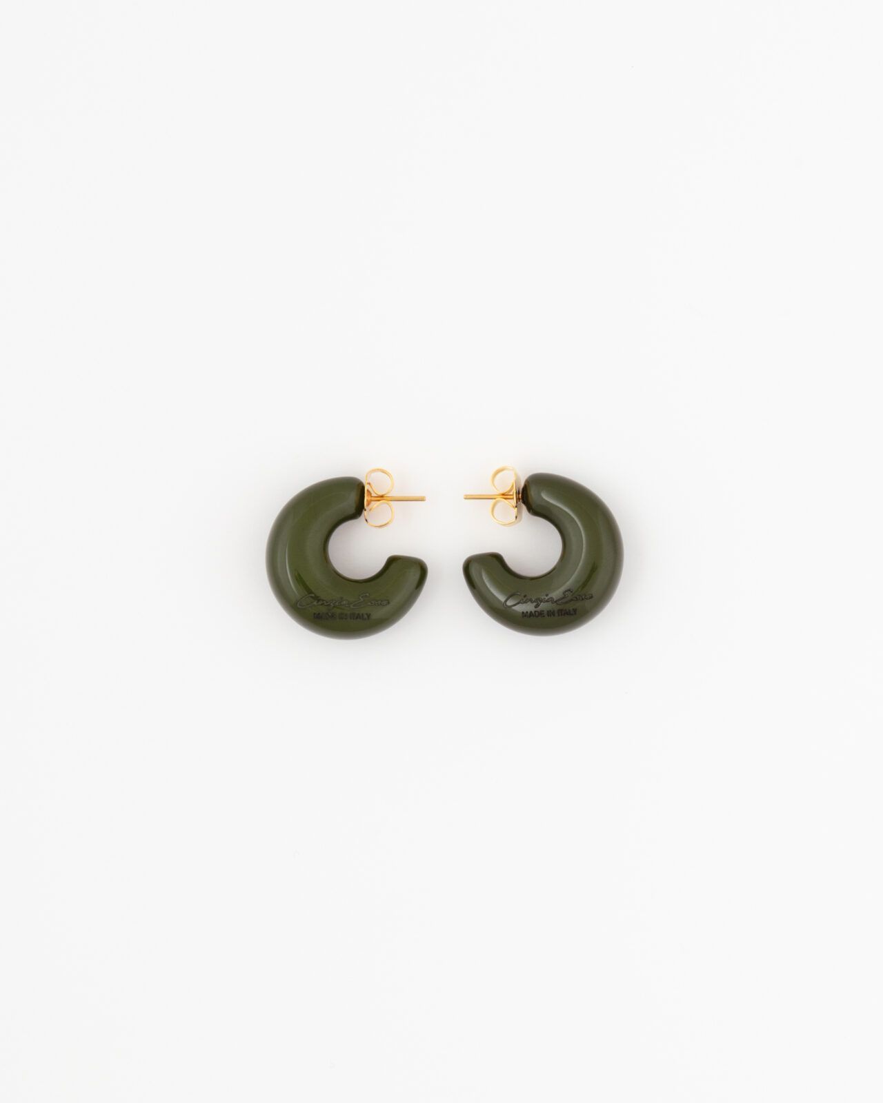 Orecchini Gilda Resina Olivine