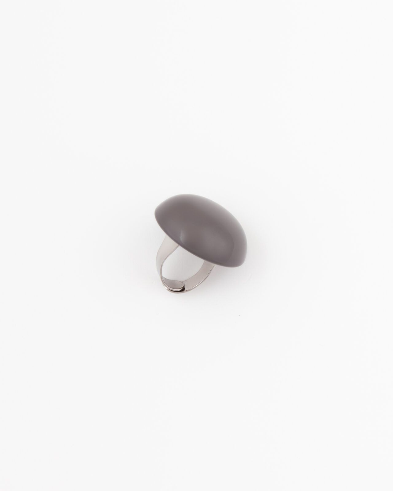 Anello  regolabile Resina Grigio