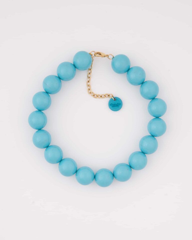 225 - Collana Boule - Turchese