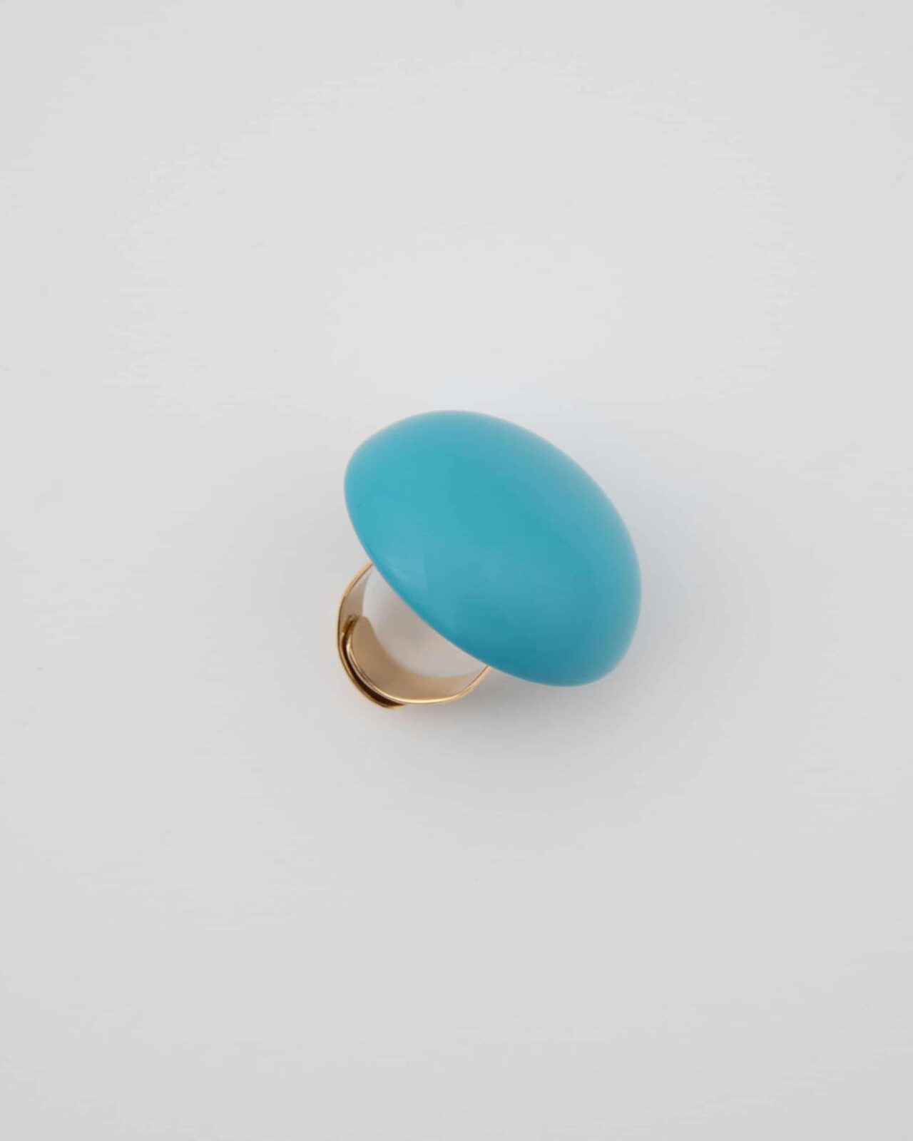 Anello  regolabile Resina Turchese