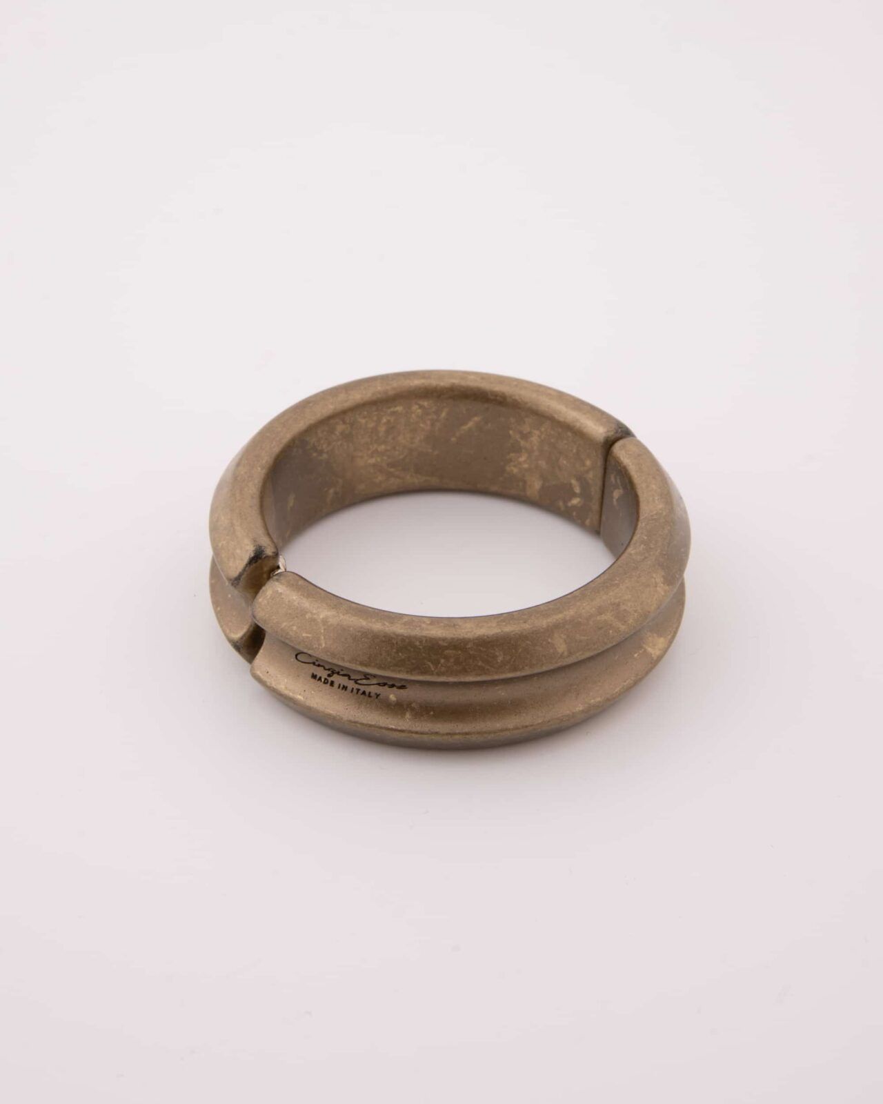 Bracciale Bangle  basso Oro Plastica Riciclata