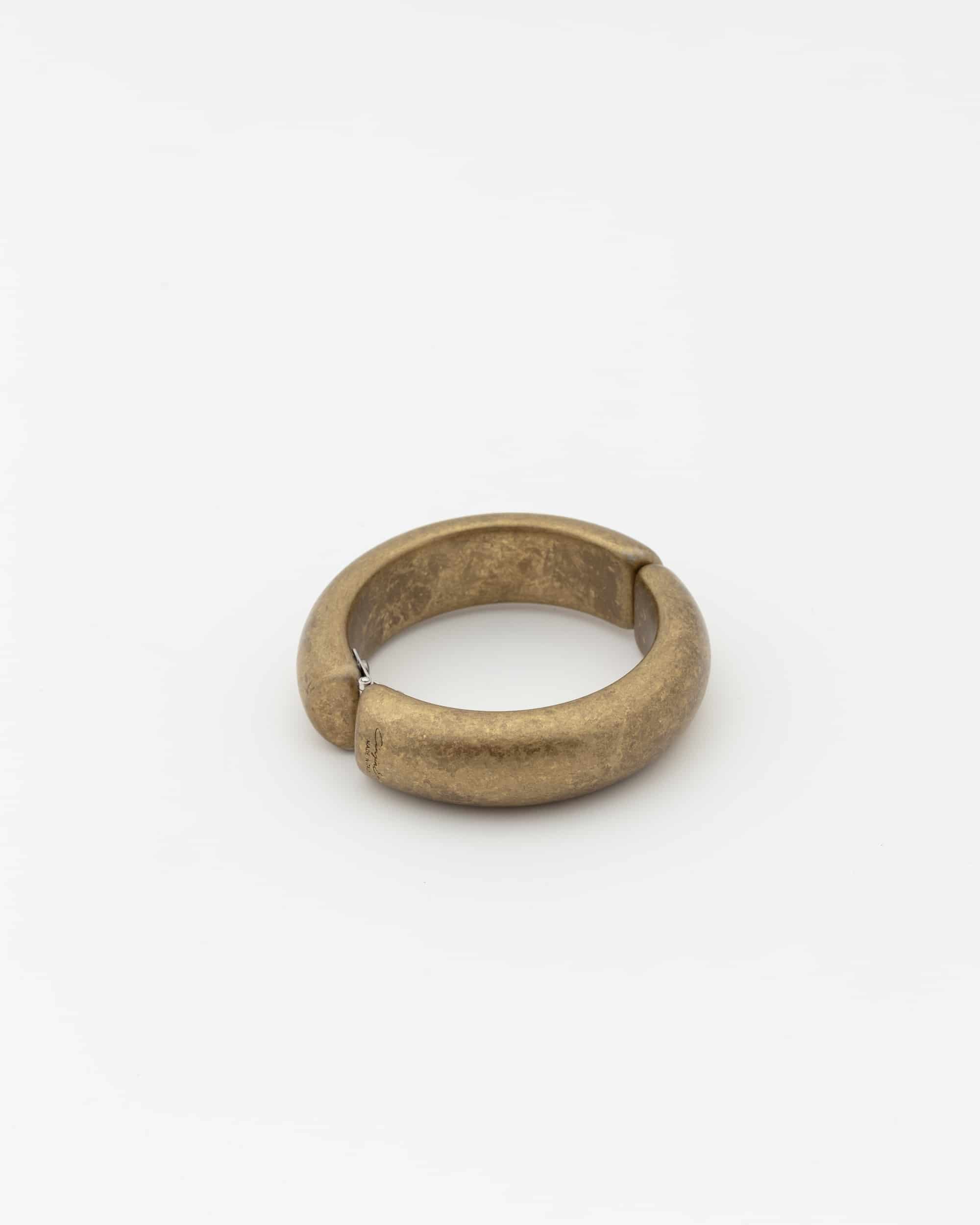 Bracciale Bangle Molla Tondo Oro Chain Plastica Riciclata
