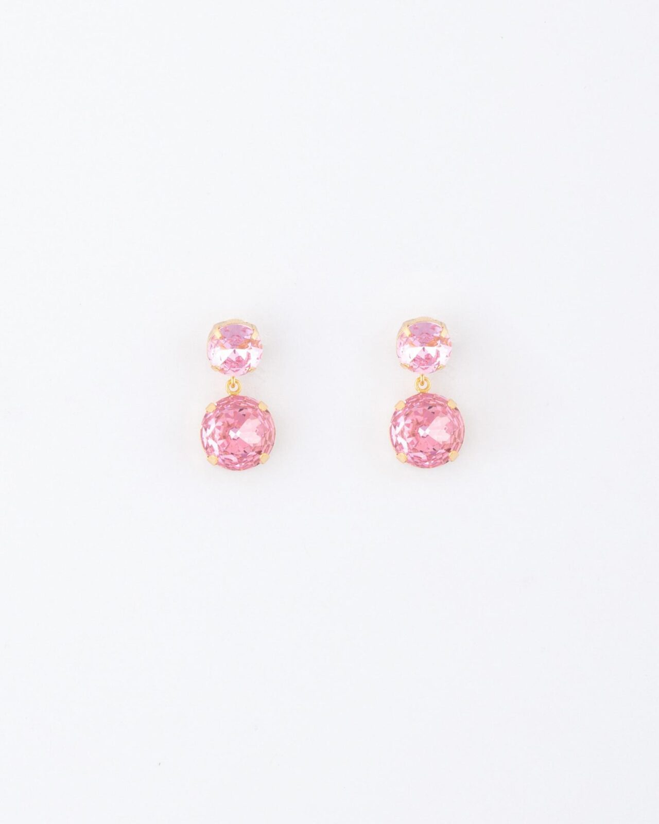 Orecchino perno Luxury 2 elementi  Rosa
