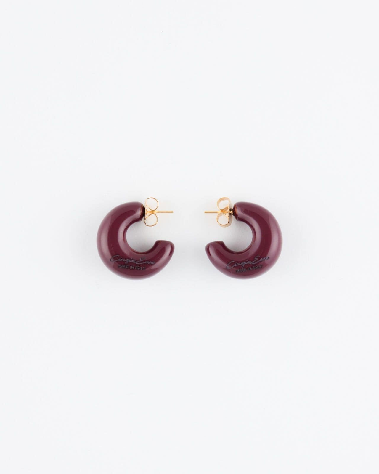 Orecchini Resina Gilda Magenta
