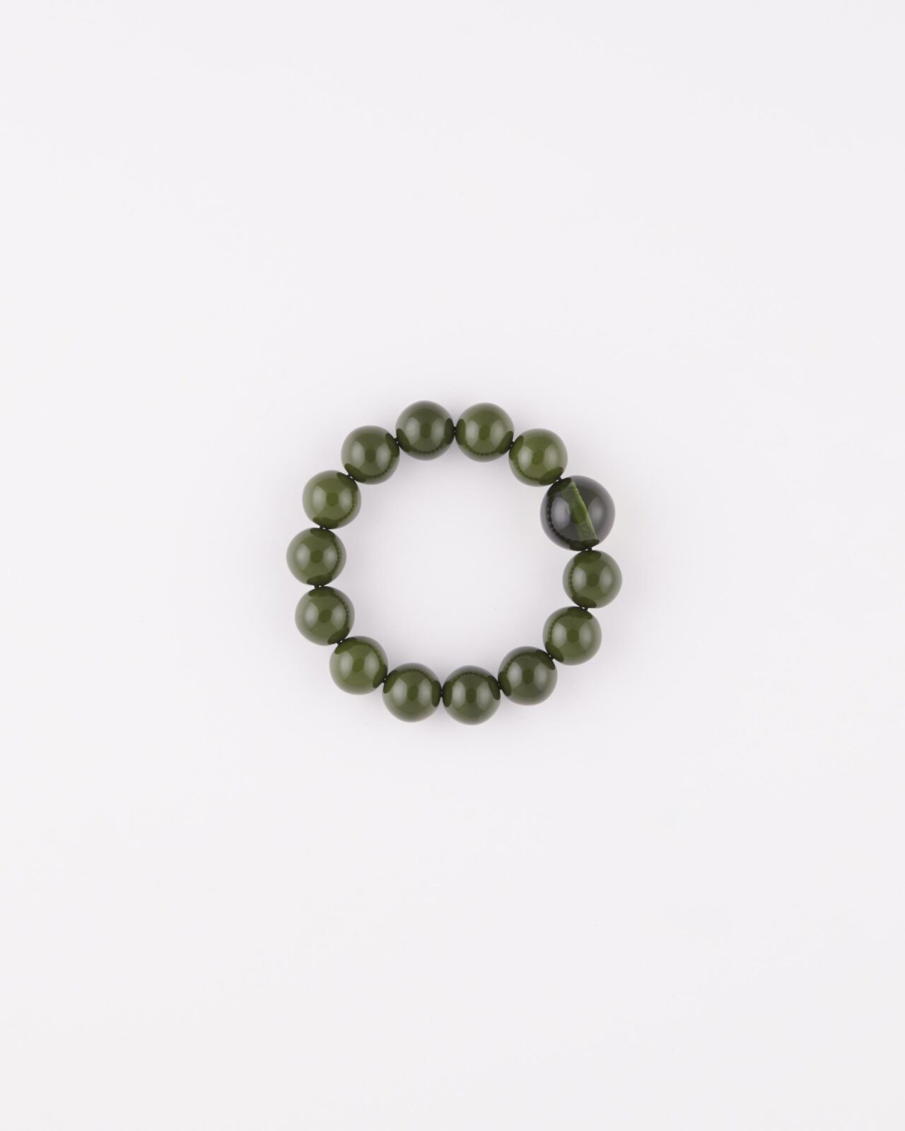 Bracciale resina elastico Olivine