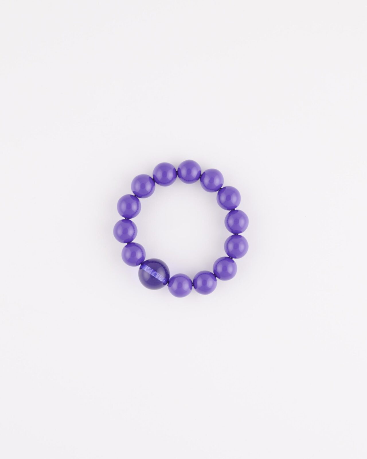 Bracciale resina elastico Viola
