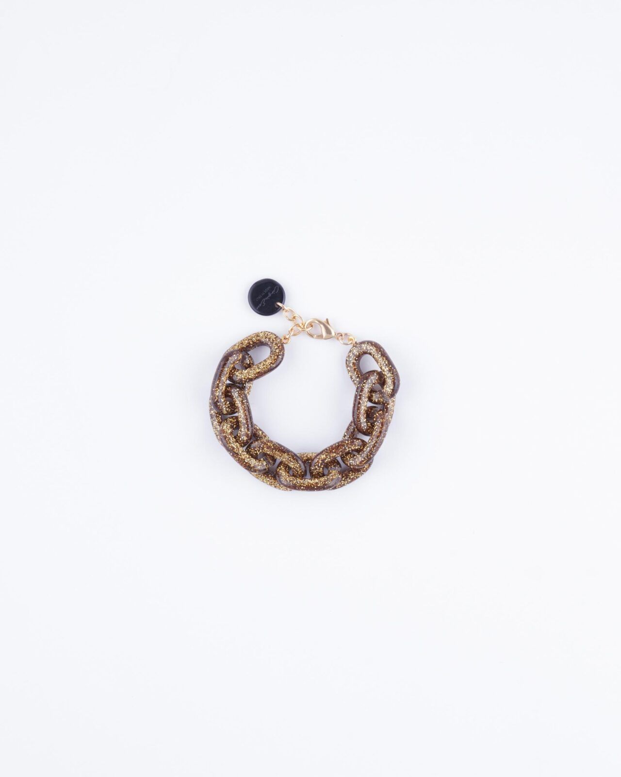 Bracciale Glitter con anelli Oro