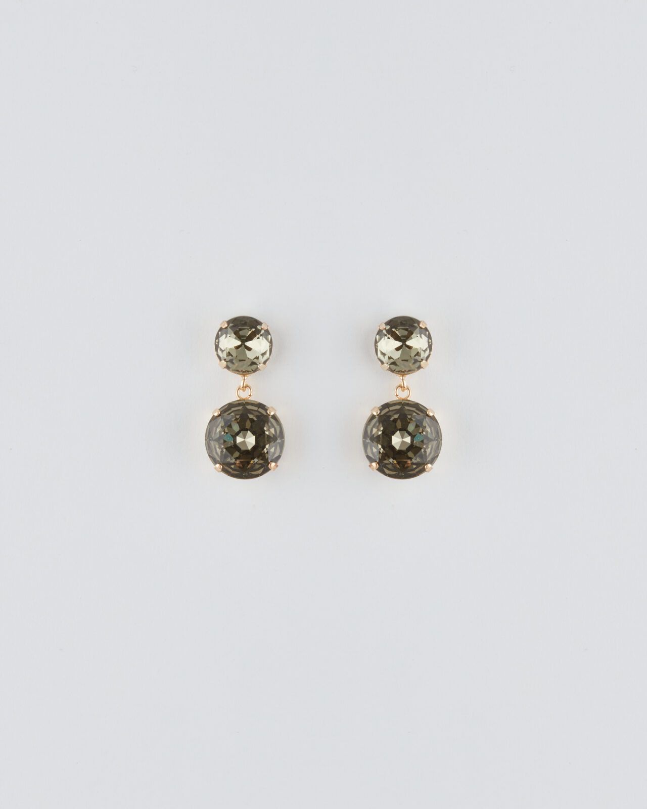 Orecchino perno Luxury 2 elememti   Black Diamond