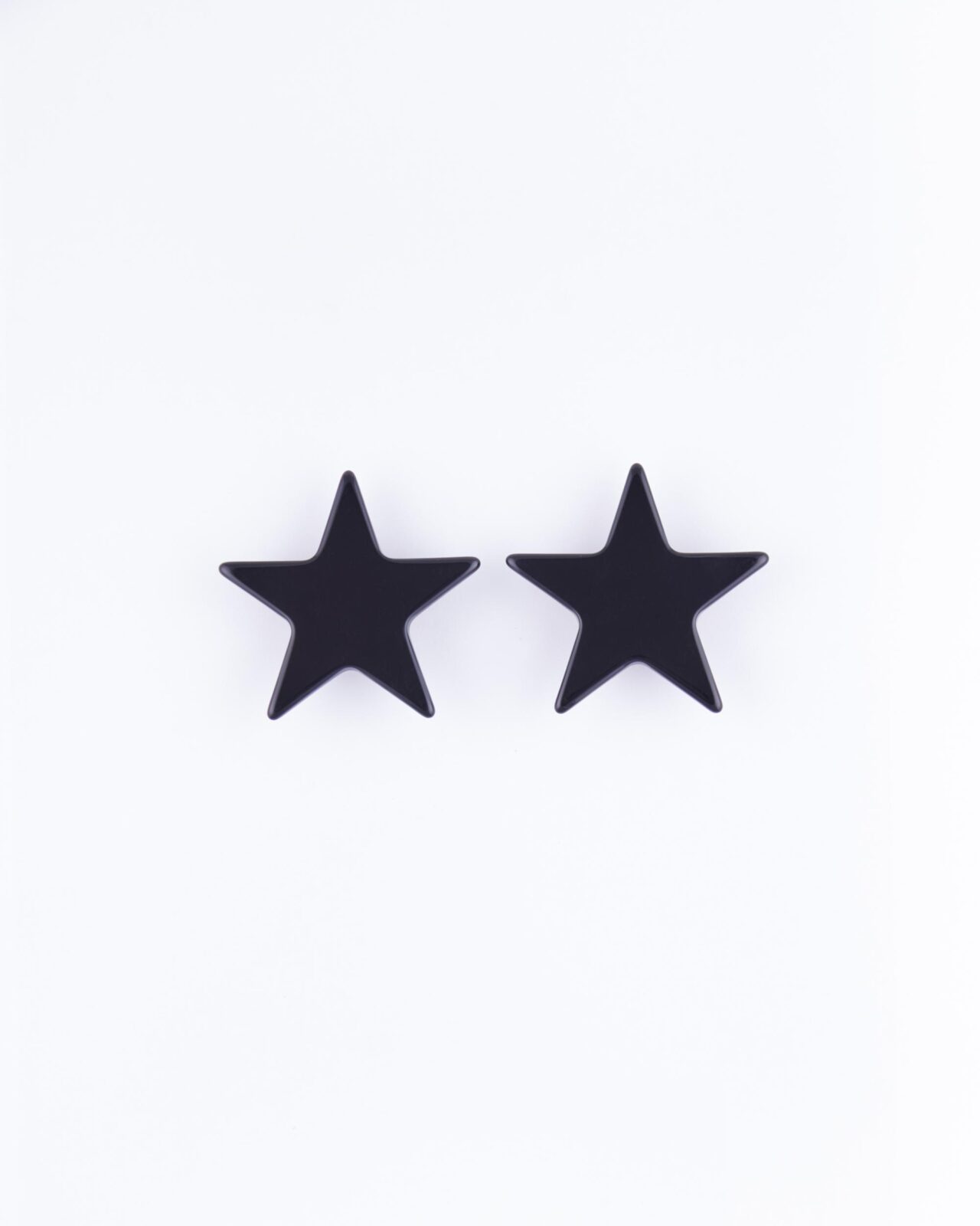 Orecchino Star & Heart Clip Stella Macro Nero