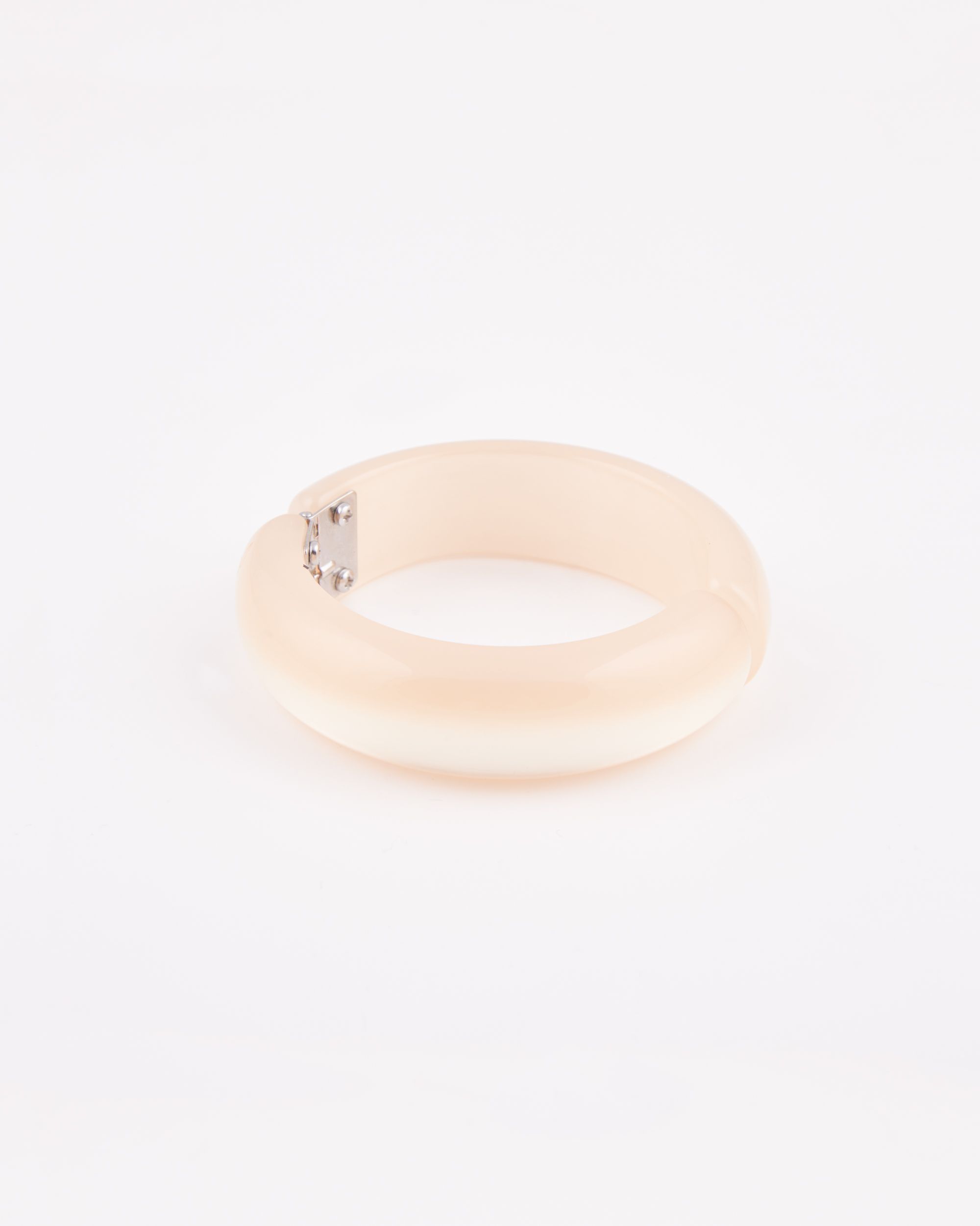 Bracciale Bangle Rotondo Molla Natural Gloss