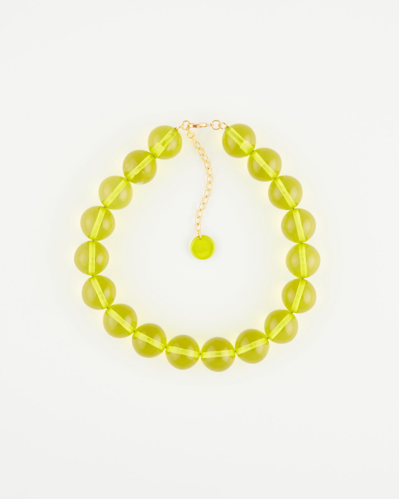 Collana Boule Resina Citrino