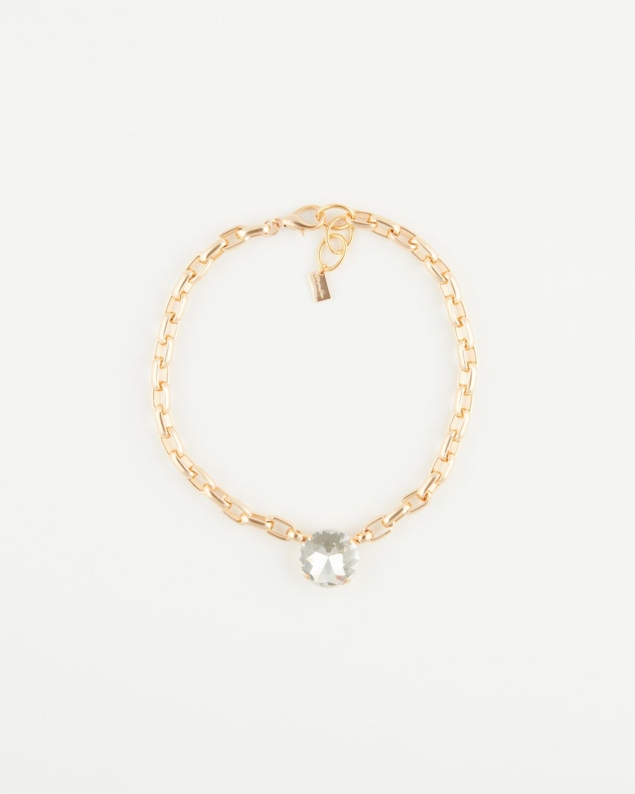 Collana Girocollo Luxury Strass Rotondo Cristallo