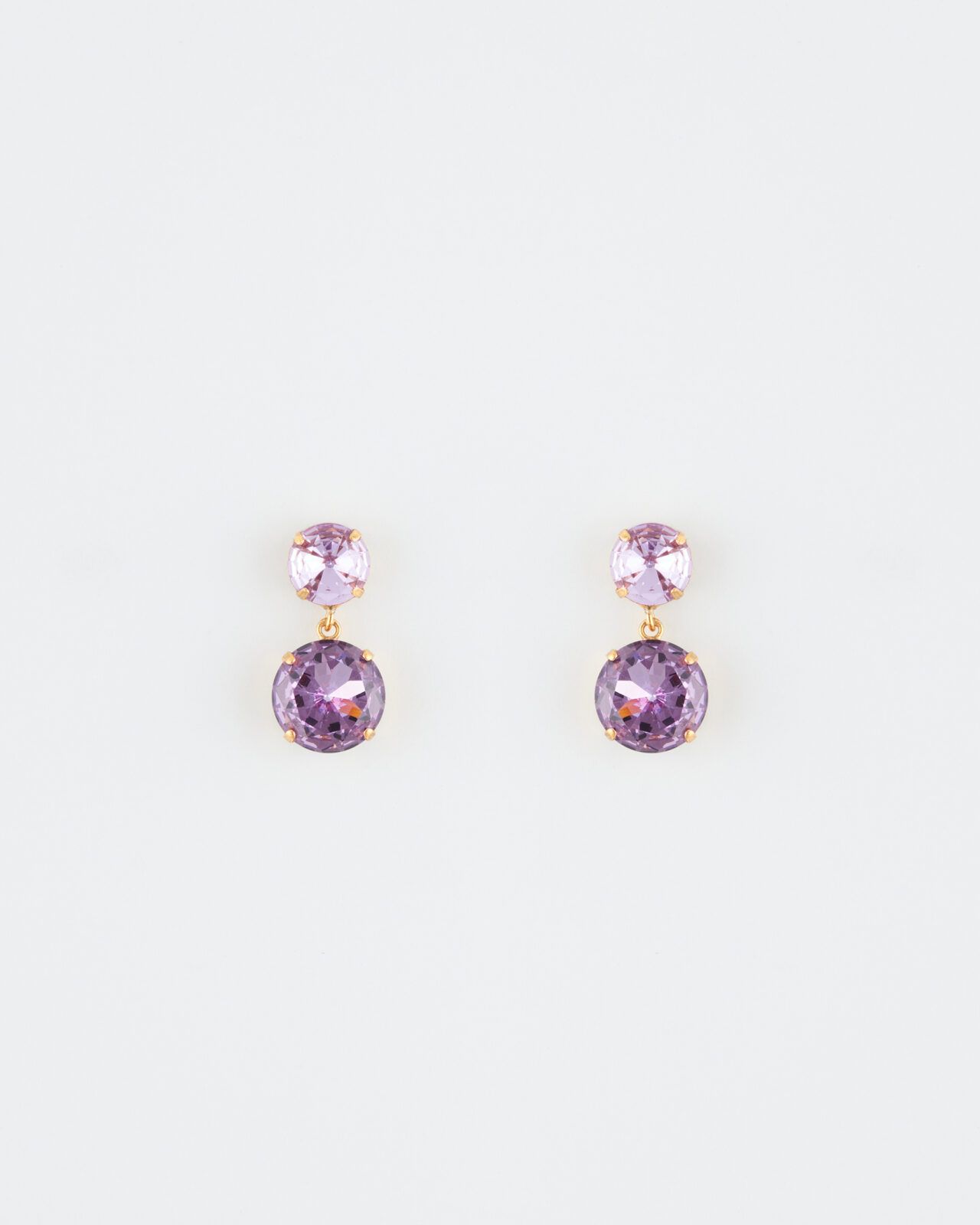 Orecchino perno Luxury 2 elememti   Violet