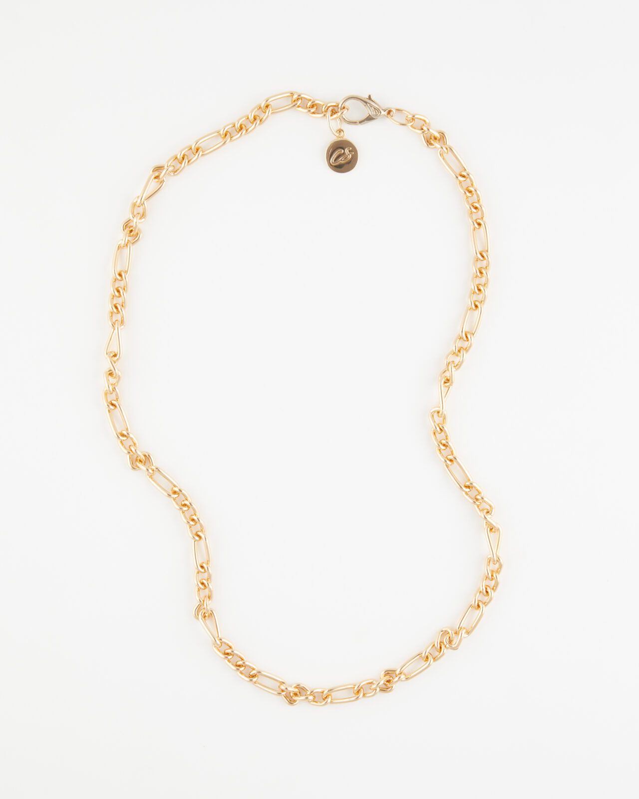 Collana Catena Lunga Alternata Oro