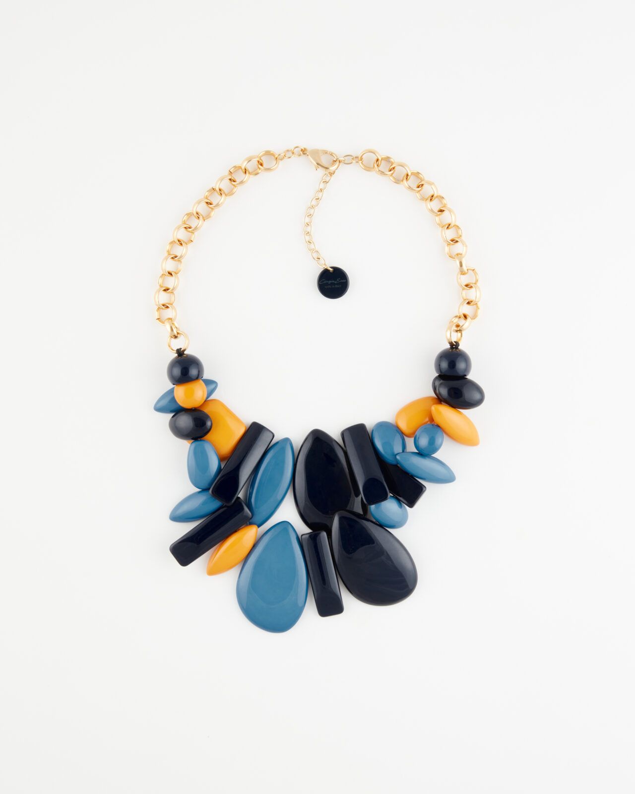 Collana Girocollo Macro Fancy Multicolor Dark Blue