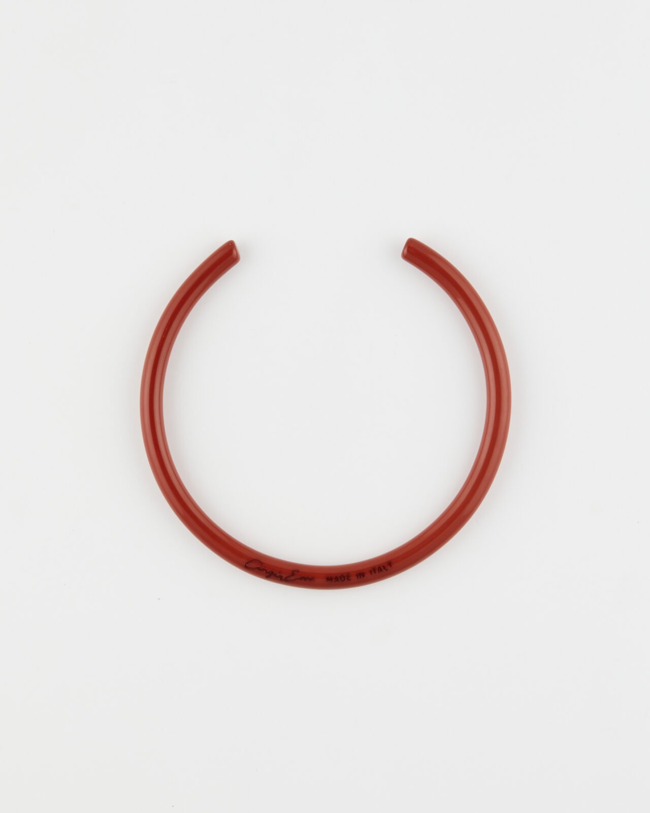 Choker Hoop Tubolare Gianduia