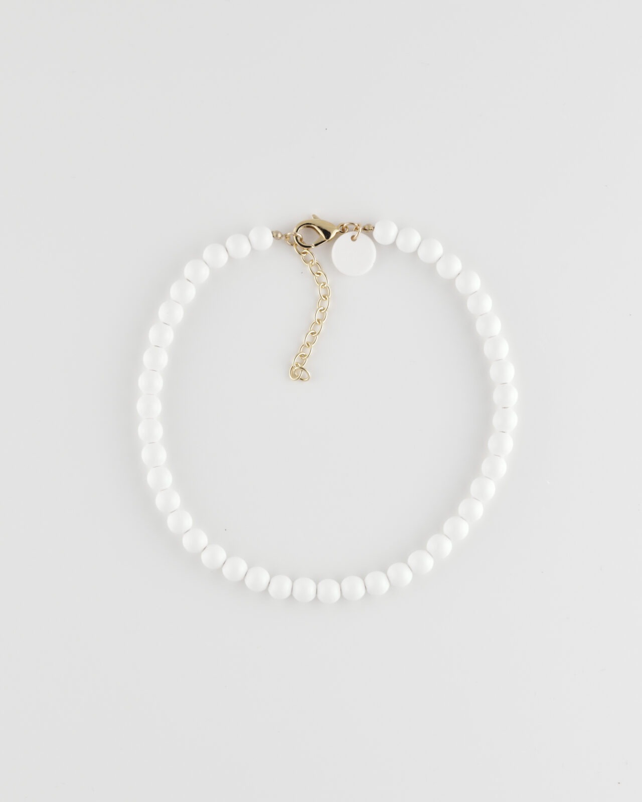 Collana Girocollo  mm 10 Boule Mania Bianca
