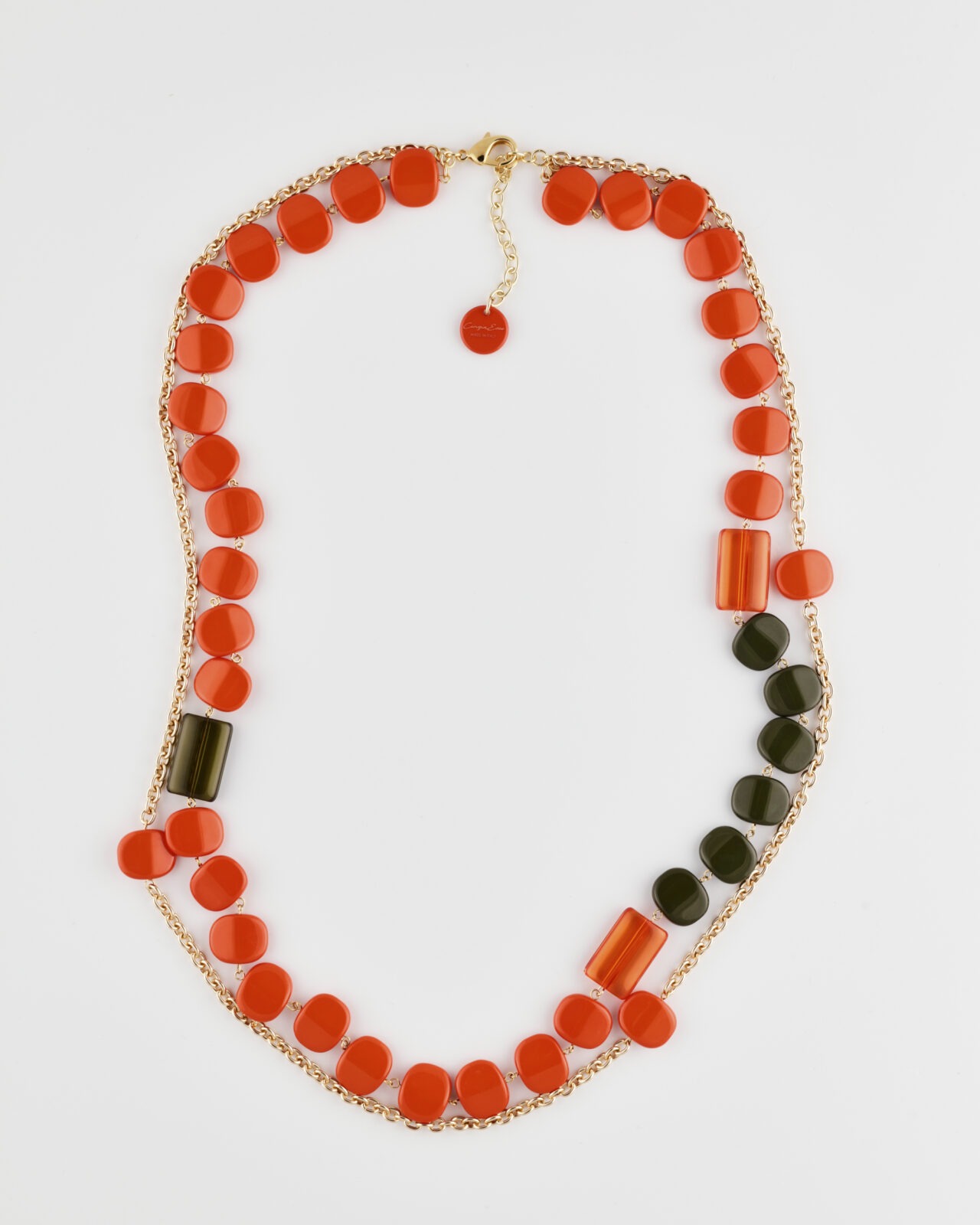 Collana lunga due fili Fancy Summer Aragosta