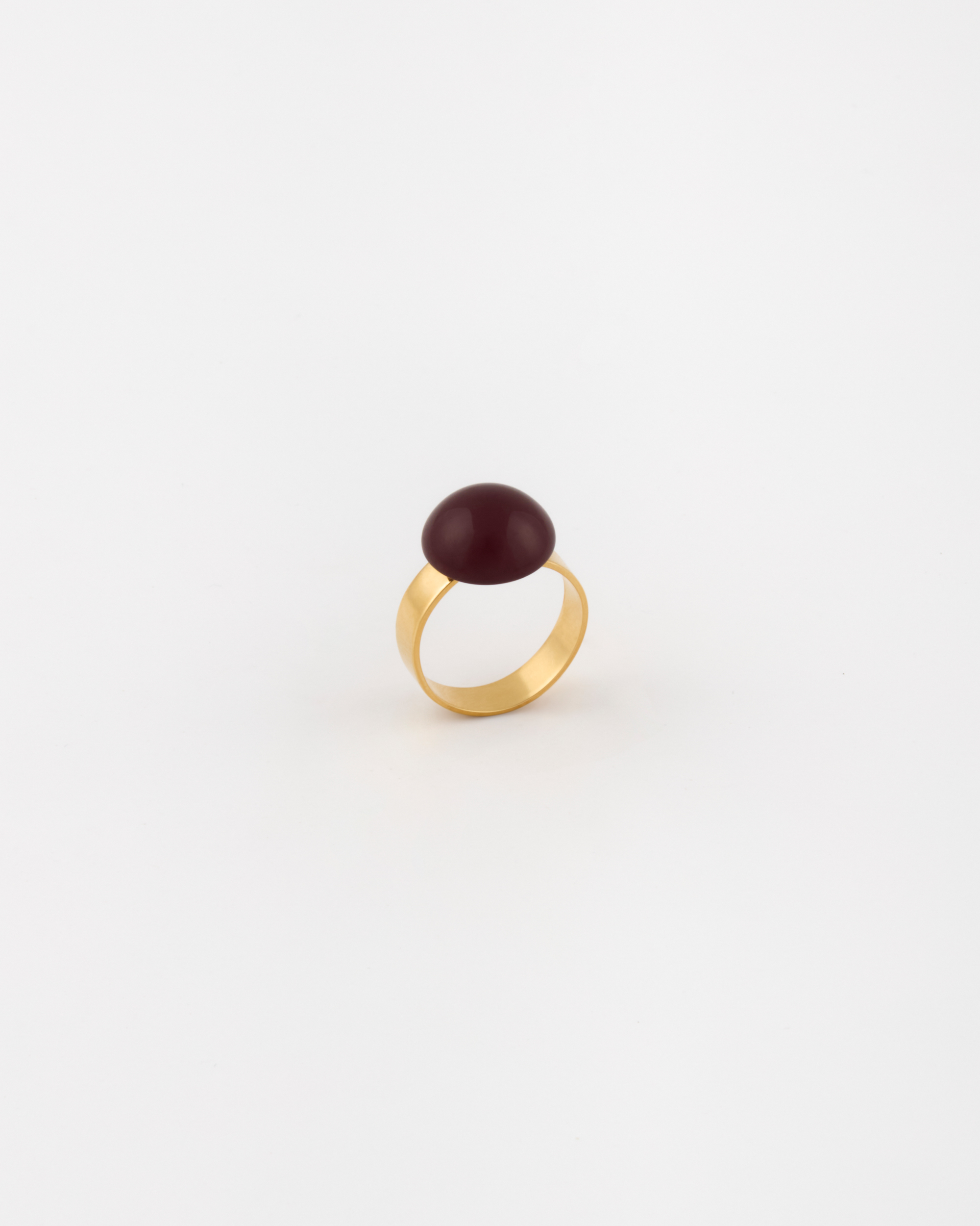 Anello regolabile diametro resina cm 1,5 BORDEAUX