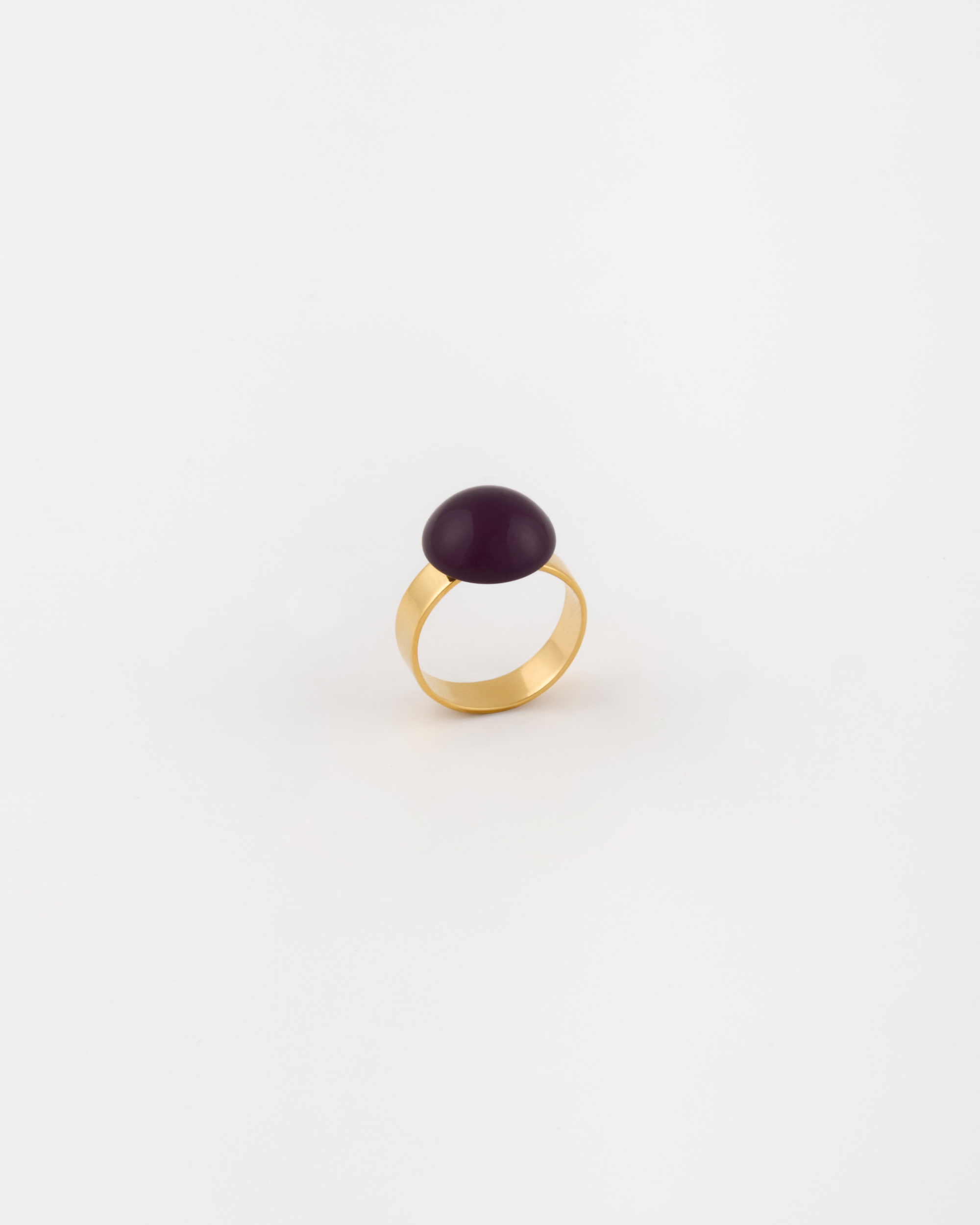 Anello regolabile diametro resina cm 1,5 MAGENTA