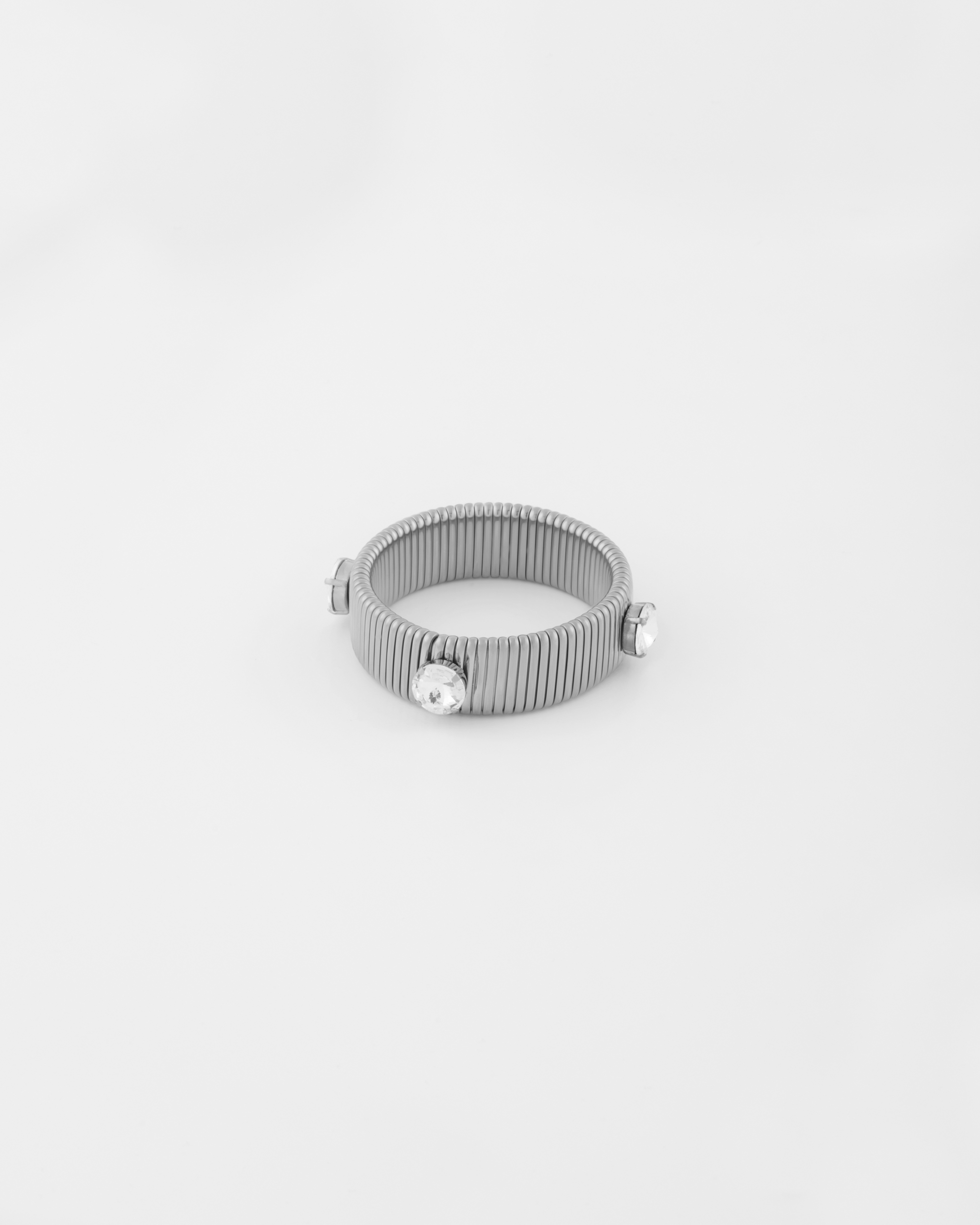 Bracciale con stass rivoli Rodio Cleopatra