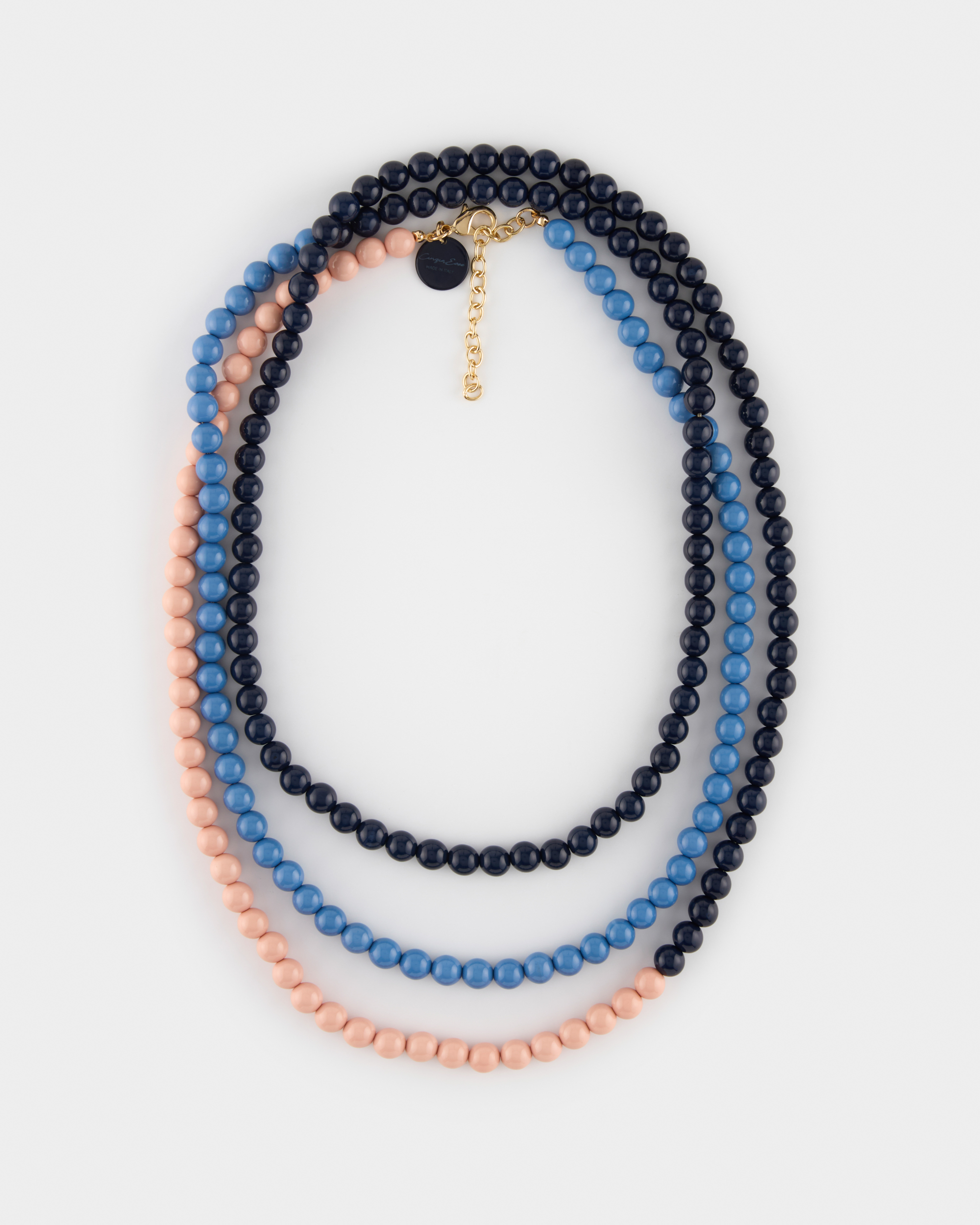 Collana Lunghissima mt 2 + 5 cm all Fancy Blu Shadow