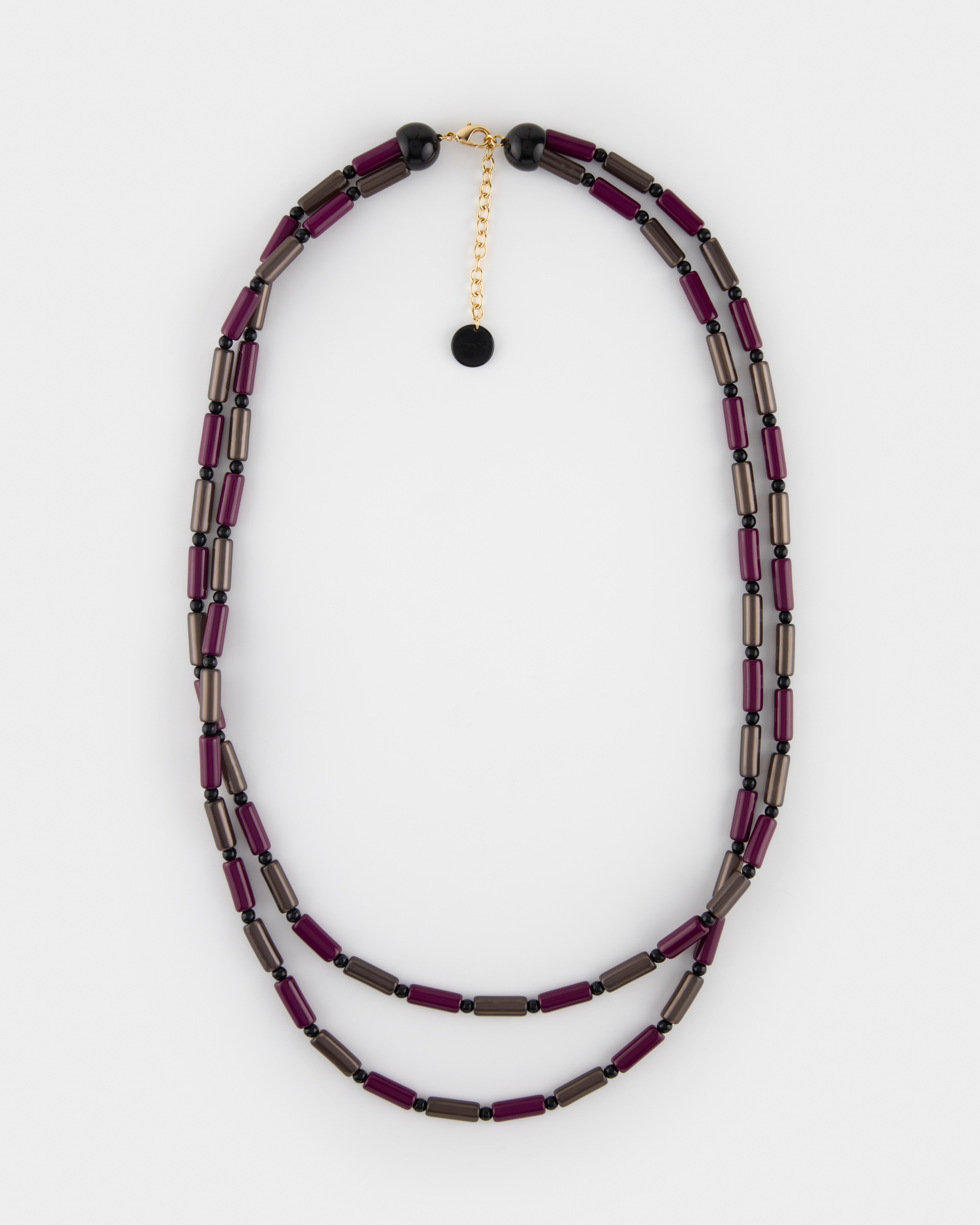 Collana Lunga 2 fili Tubetti cm 100 Fancy Christmas