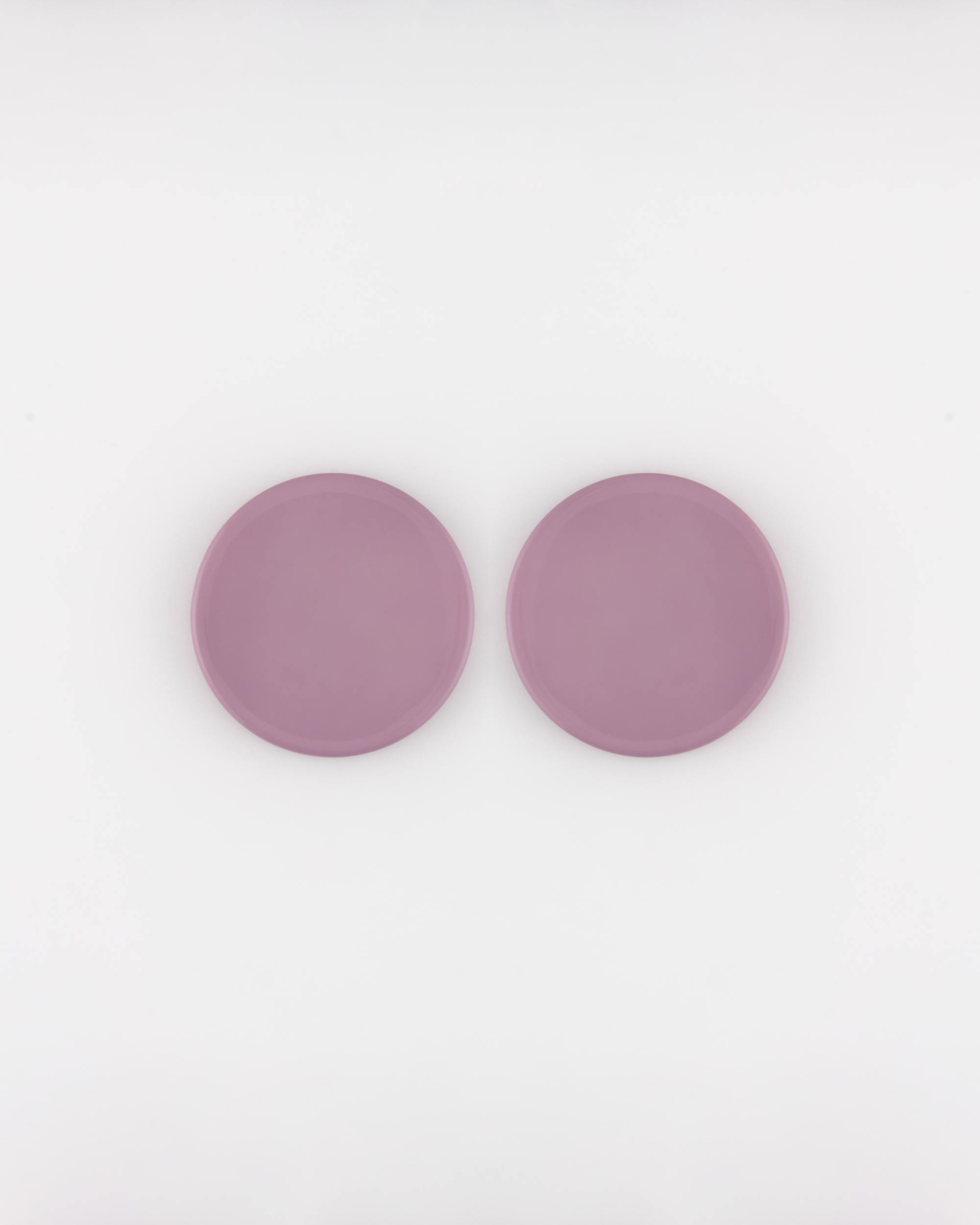 Orecchino Disco con perno diametro cm 5 Lilla Smile Multicolor