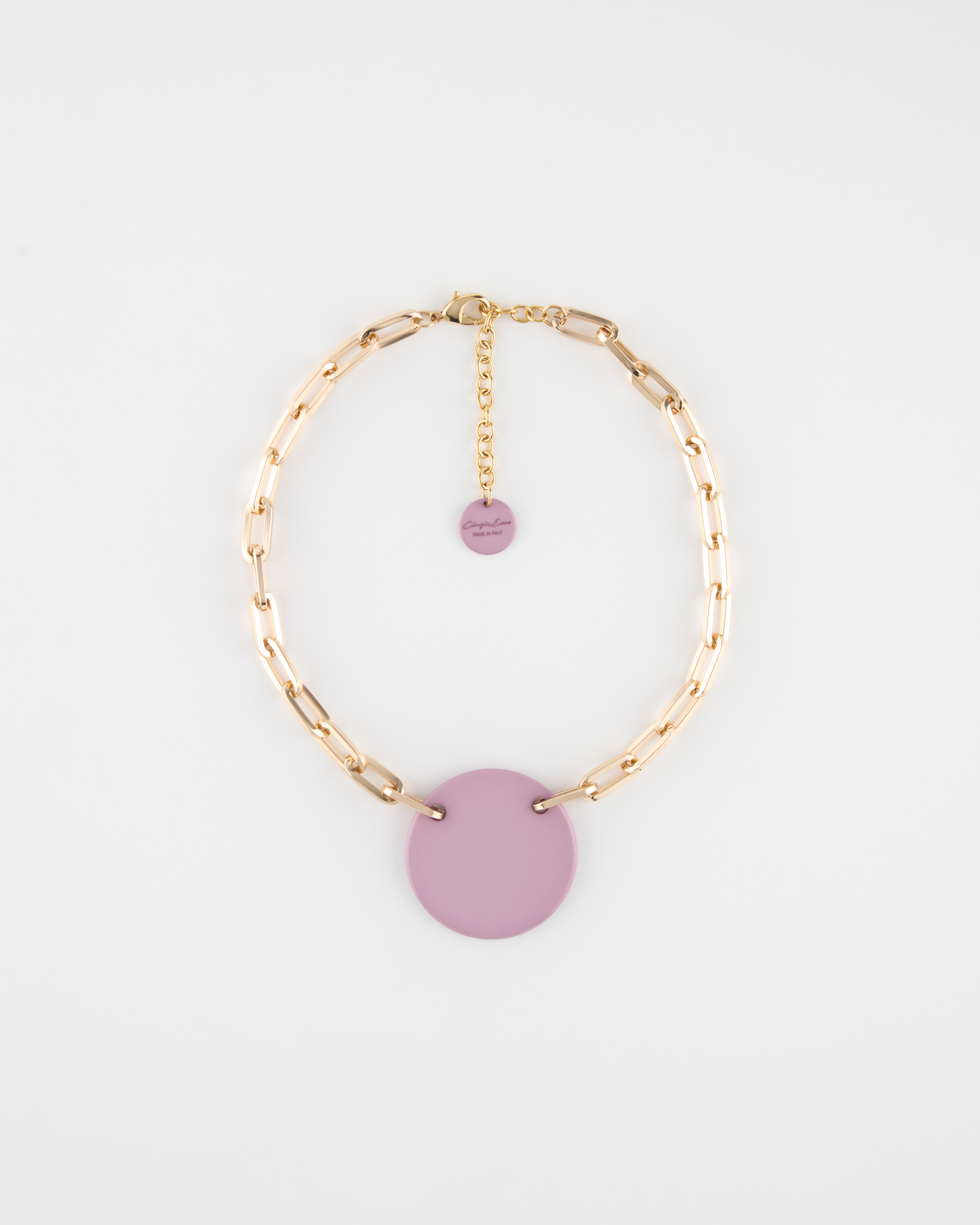 Collana Girocollo con Dischi cm 50 + 8 cm all Lilla Smile Multicolor