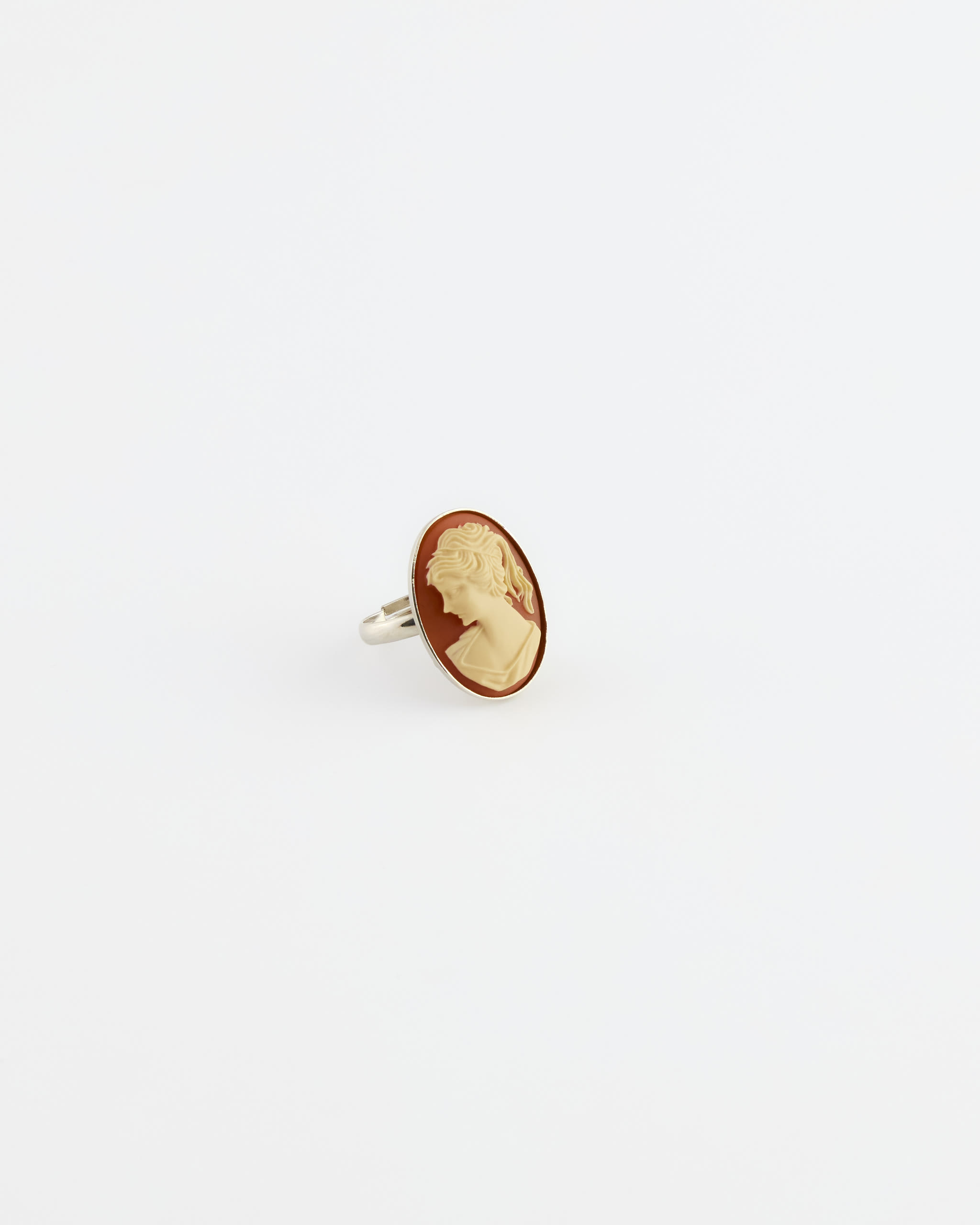 Anello Regolabile Cammeo Corniola