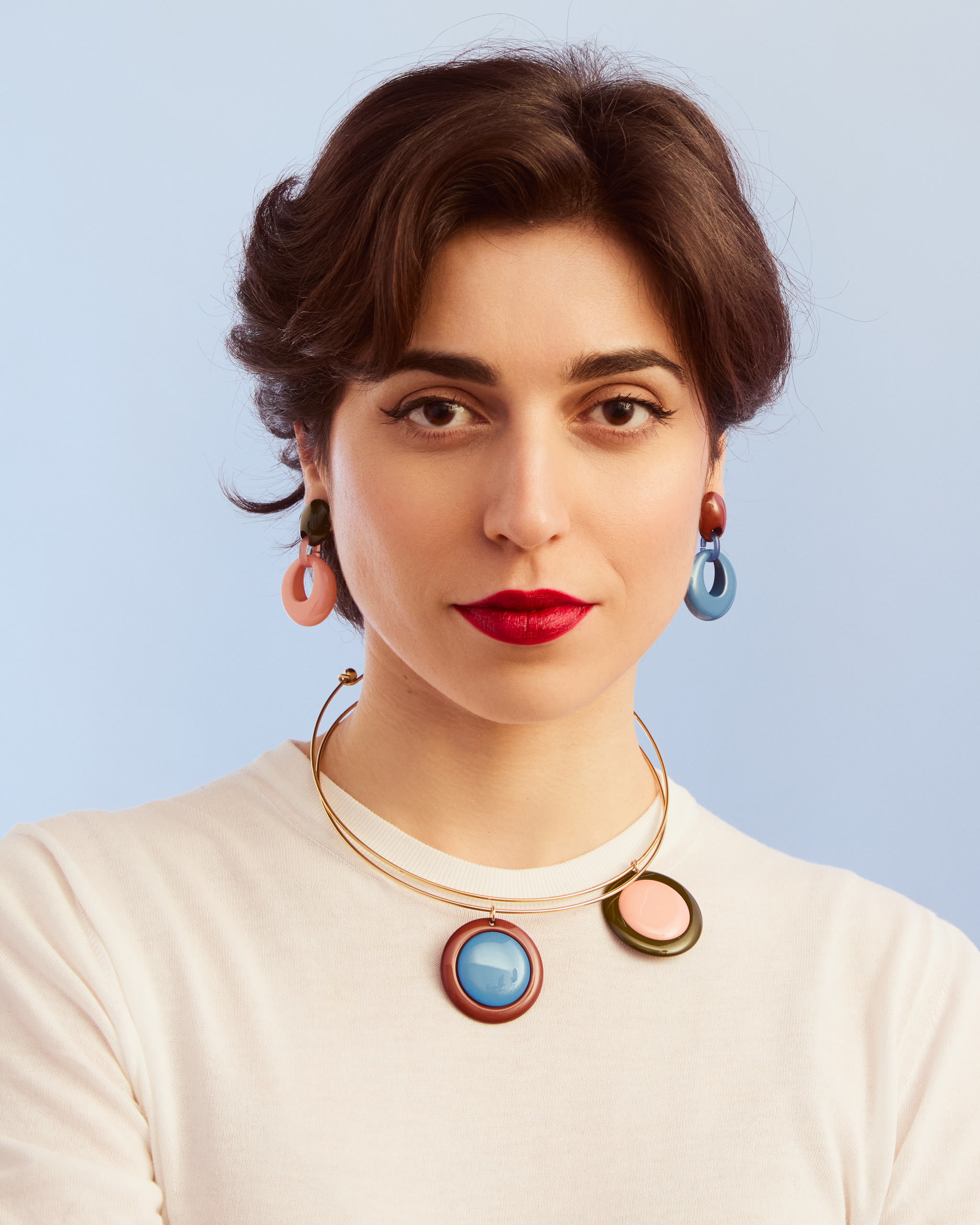 Collana Girocollo con filo Ottone rigido Giancuia/Avio Boho Chic - immagine 3