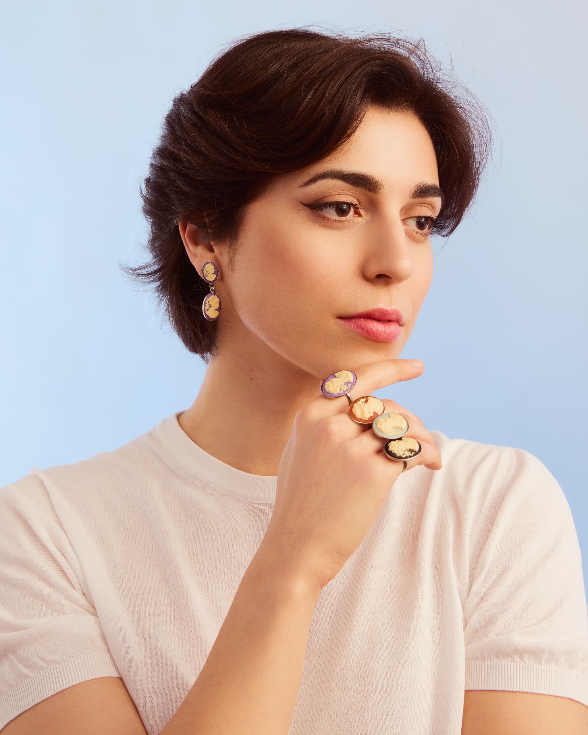 Anello Regolabile Cammeo Corniola - immagine 4