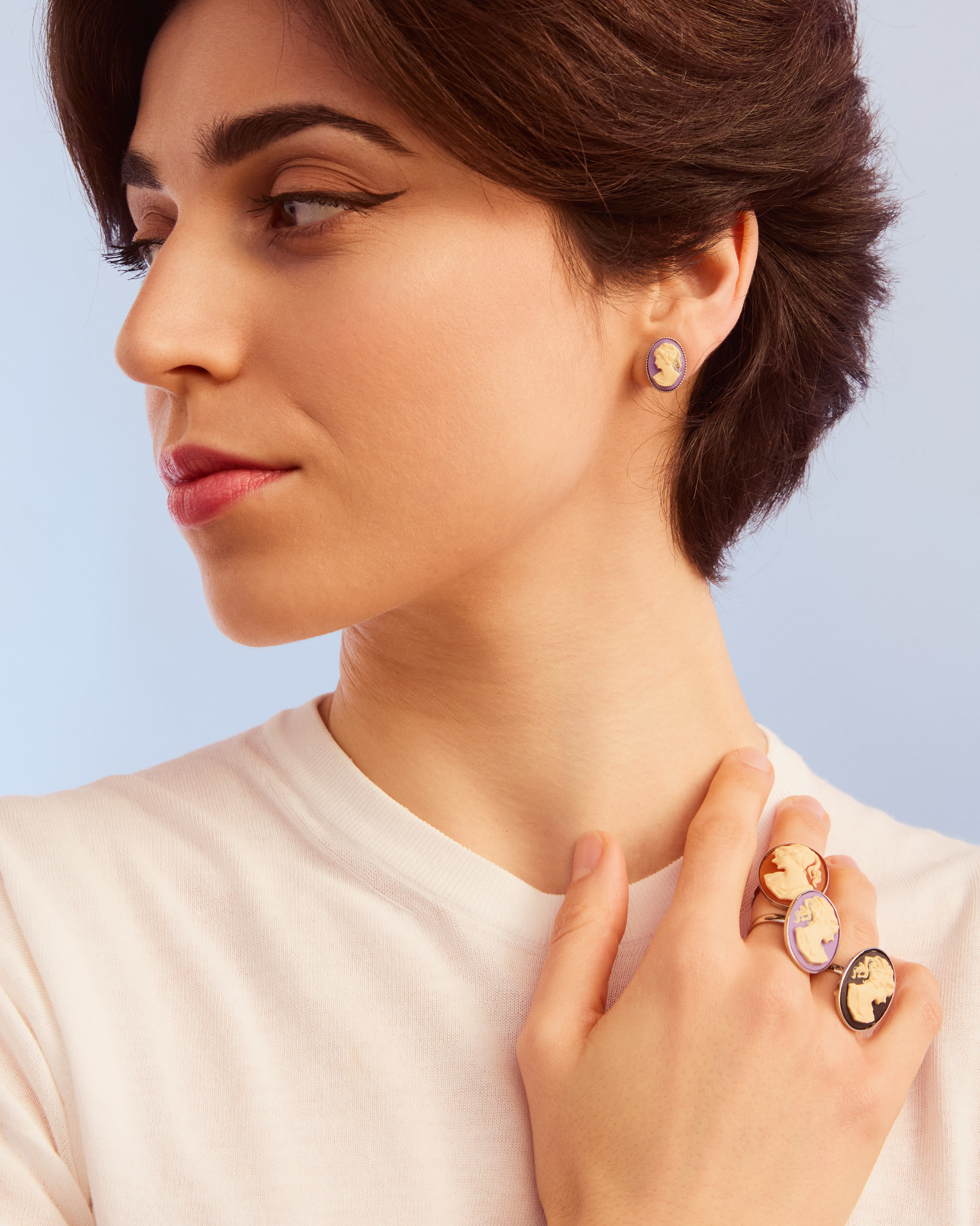 Anello Regolabile Cammeo Corniola - immagine 5