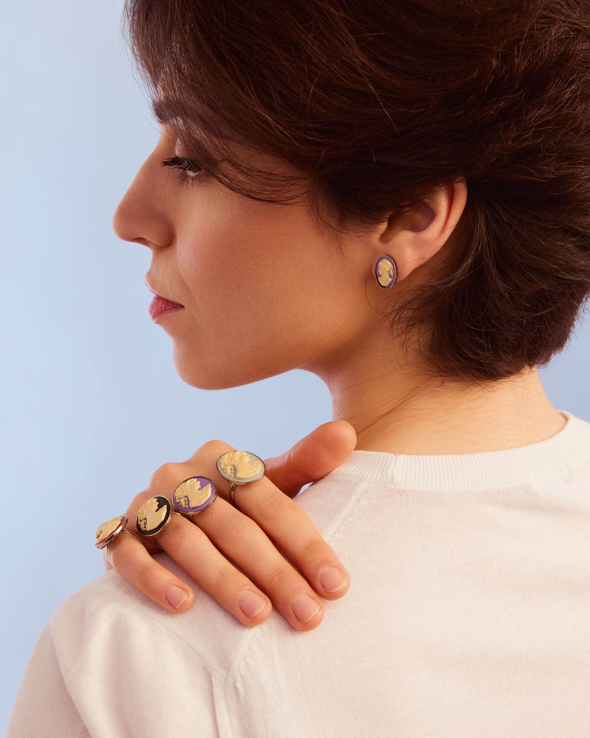 Anello Regolabile Cammeo Corniola - immagine 3
