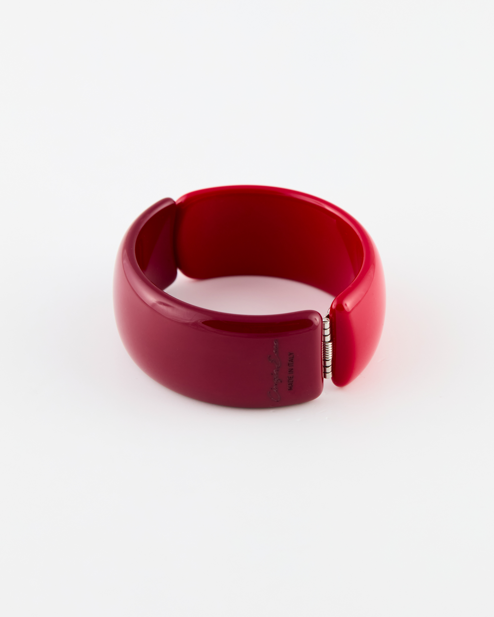 Bracciale Bangle Bicolore Bordeaux & Fuxia