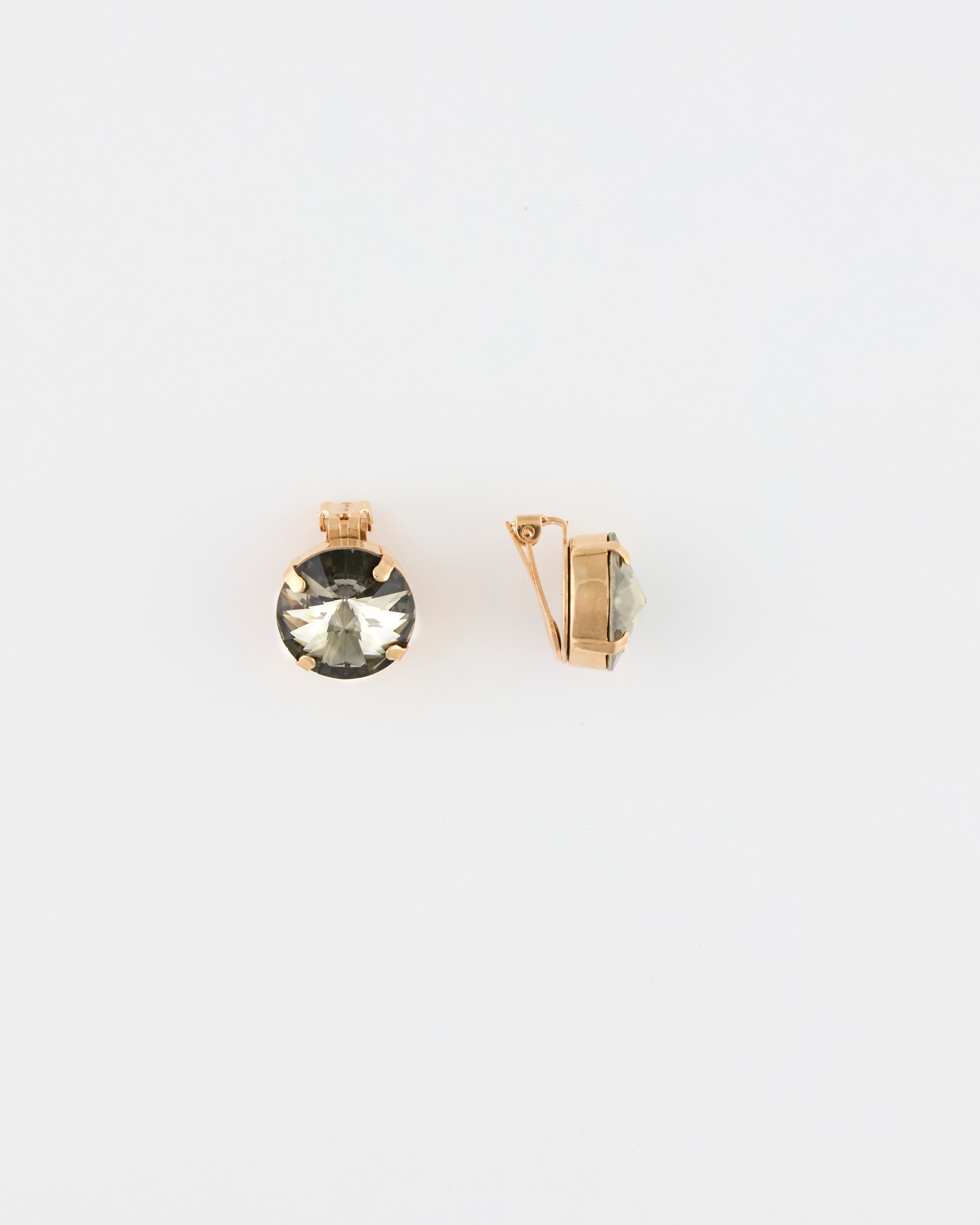 Orecchino Clip Strass Black Diamond LE NUOVE BOULE DI CINZIA ESSE